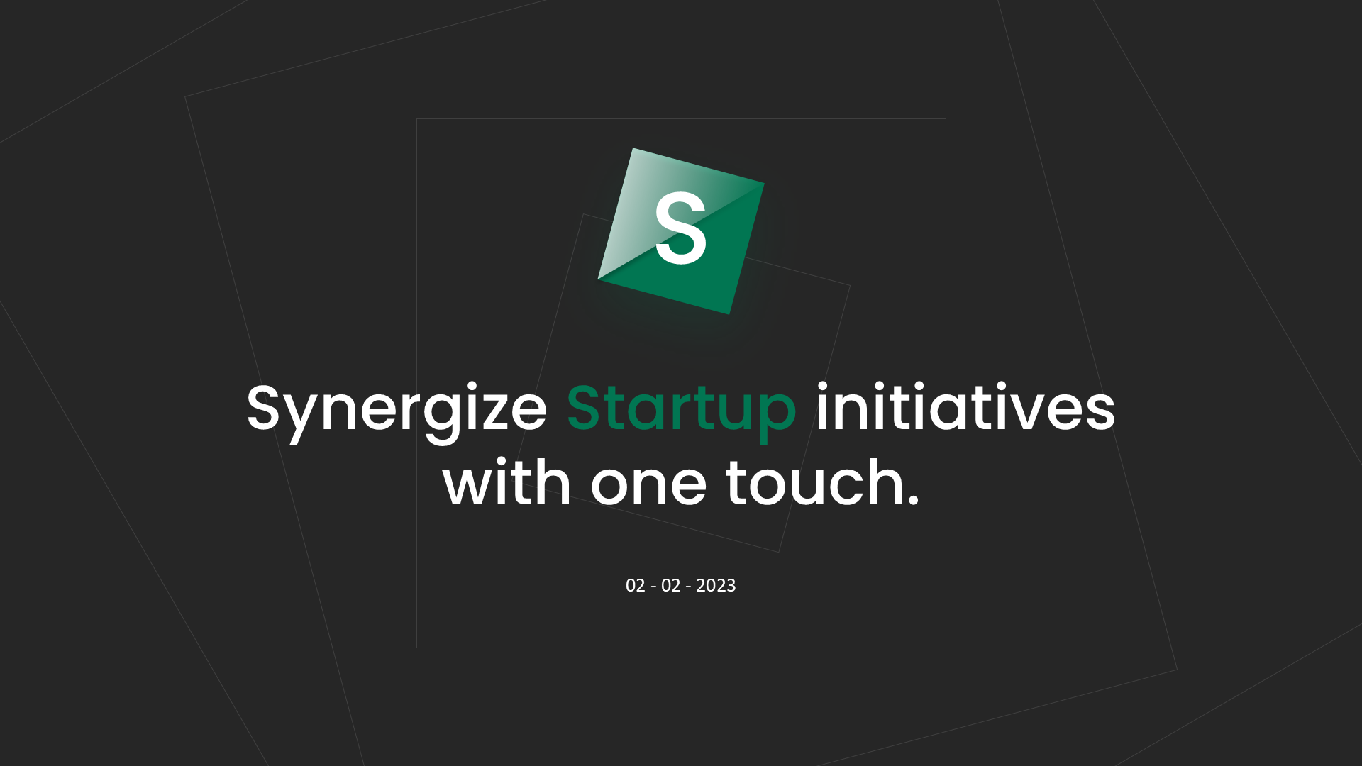 Startup V1 Dark slide 3